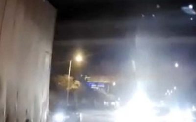 Ankara’da Kamyonet Üst Geçide Sürttü, Kaza Meydana Geldi