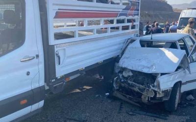 Bingöl’de kaza: 1 ölü, 3 yaralı