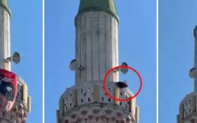 Bayrak iddiası kente karıştı! Görüntü hızla yayılıyor