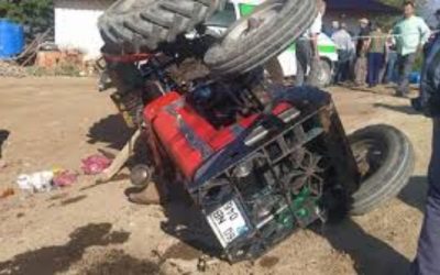 Tokat’ta Kaza: Traktör Devrildi, Sürücü Öldü