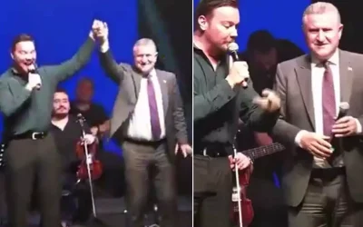 Bakan Osman Aşkın Bak, Sinan Akçıl’la düet yaptı