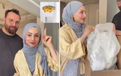 Binlerce lira harcayıp beklediği avizeden farklı bir şey çıktı