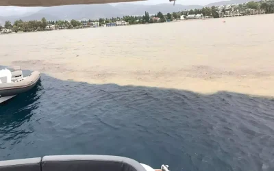 Bodrum’da Yağmur Denizi Renklendirdi