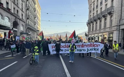 Cenevre’de Filistin’e Destek Yürüyüşü: Binlerce Katılımcı