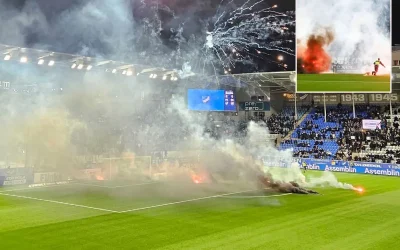 Küme Düşen Takım Taraftarları Stadı Ateşe Verdi