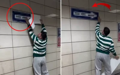 Metro tabelası çılgınca! Eşi görmese iyi olur.