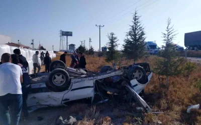 Karapınar’da Trafik Kazası: 1 Ölü, 1 Yaralı
