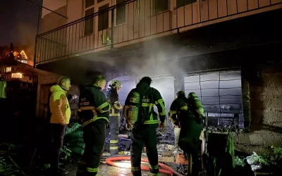 Rize’de Müstakil Evde Yangın Çıktı