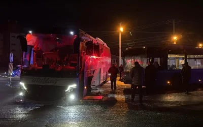 Çorlu’da Otobüs Kazası: 9 Kişi Yaralandı