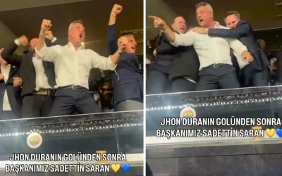 Sadettin Saran, 90+5’te gelen golle coştu ve kendinden geçti!