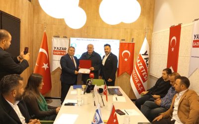 Yazar Spor Genel Koordinatörü Ali Rıza Çalış’a Katılım Sertifikası Takdim Edildi