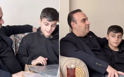 Altın dolu çantayı iade eden çocuklara Bakan Kacır’dan ödül