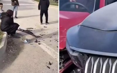 Bilecik’te direksiyon sınavında şaşırtan kaza: Kurs aracı TOGG ile çarpıştı