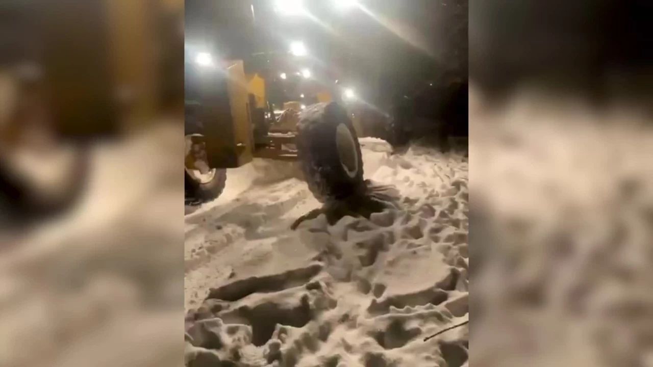 Giresun’da kar nedeniyle 39 köy yolu ulaşıma kapandı