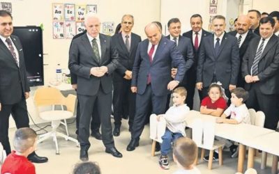 İstanbul Valisi Davut Gül, Bayrampaşa’da düzenlenen törende TÜYEMDER Anaokulu’nun açılışını yaptı. Konuşmasında şunları belirtti: