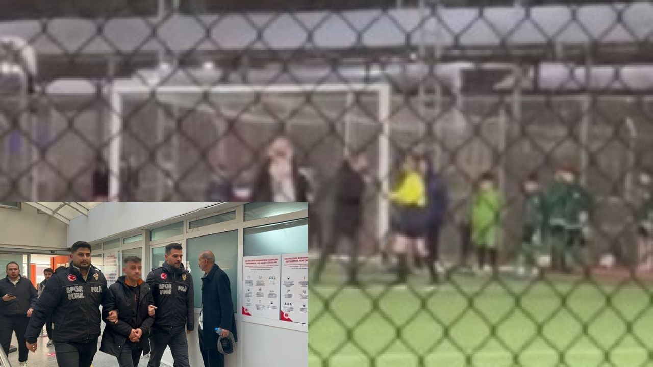 Kocaeli’de U-12 Maçında Şok Olay Antrenör Kadın Hakeme Tokat Attı