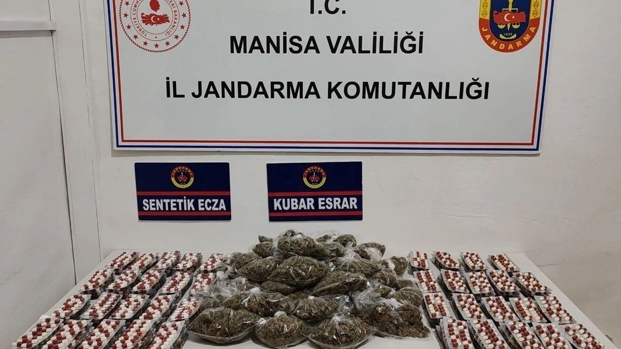 Manisa'da Jandarma Operasyonunda 67 Gram Esrar Bulundu