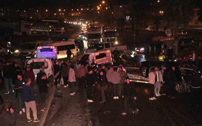 Şırnak’ta kontrolden çıkan vinç zincirleme kazaya yol açtı: 7 kişi yaralandı