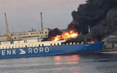 Son Dakika! Rusya, Odessa’da Demirli Türk Yük Gemisini Vurdu