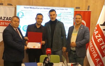 Yazar Medya Genel Koordinatörü Remzi Kıransal’a Katılım Sertifikası Takdim Edildi