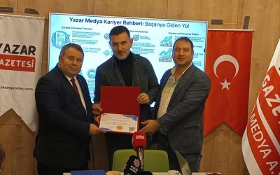Okan Bayındır Sertifikasını Çetin Keydal’dan Aldı, Yazar Medya 2025 Değerlendirmesi ODTÜ Teknokent’te Yapıldı