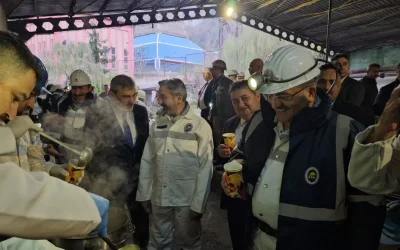 Bakan Yardımcıları Madencilerle Buluştu