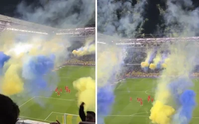 Galatasaraylı futbolcular Kadıköy’de ateşi yaktı!