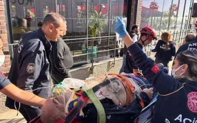 Antalya’da İnşaat İşçisi Kaza Geçirdi