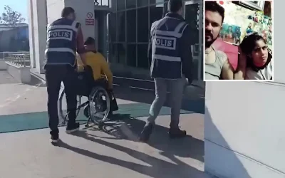 Canlı yayında kadına şiddet uygulayan şahıs tutuklandı