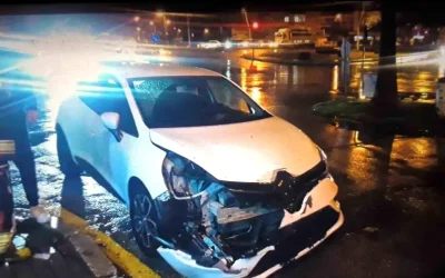 Trafik kazasında 2 kişi yaralandı