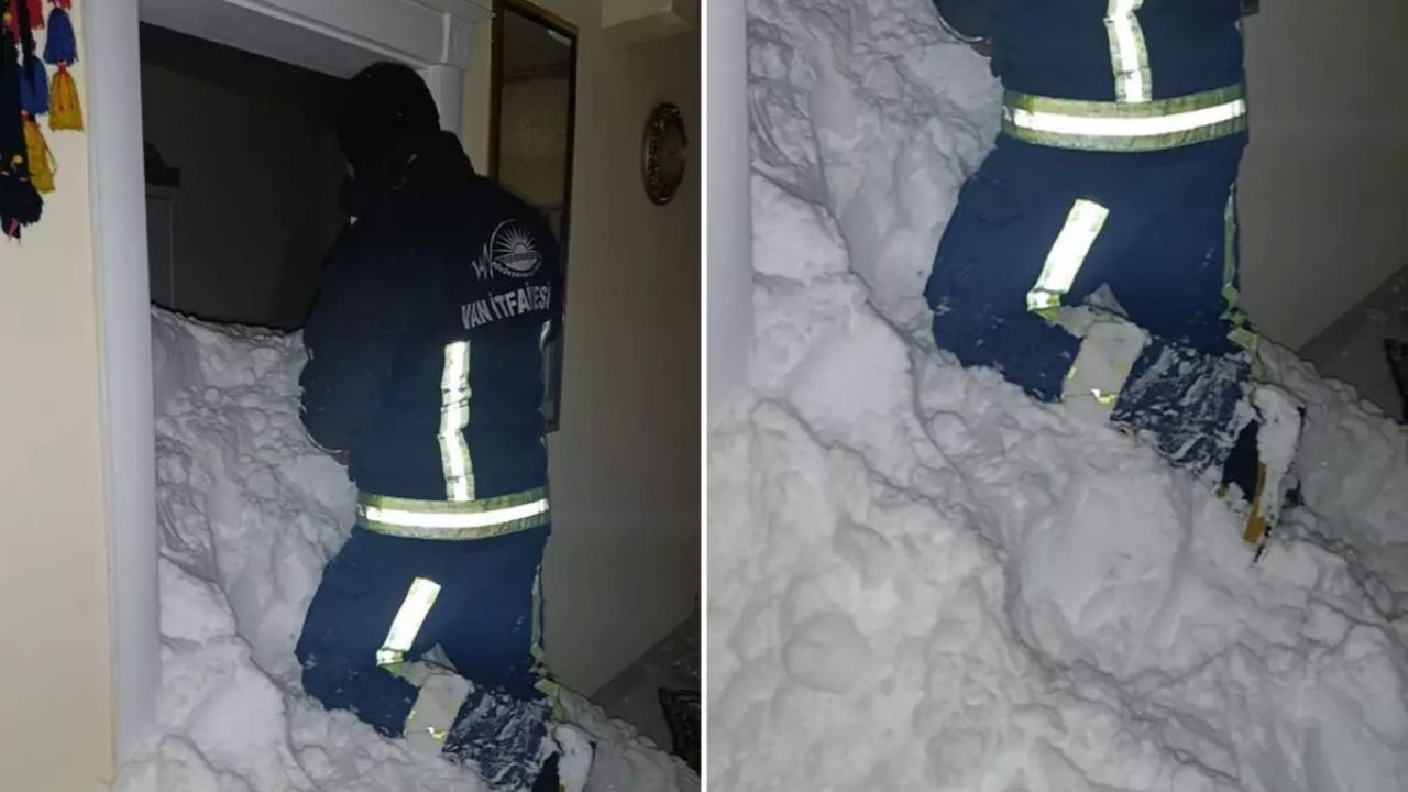 Van’da çığ felaketi 1 kişi kayıp, 22 ev tahliye edildi